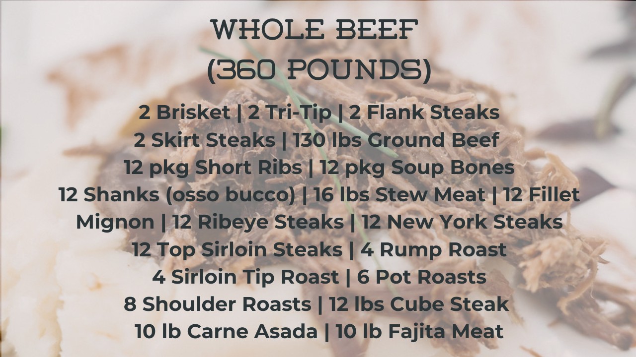 Whole Beef | Grass-Finished